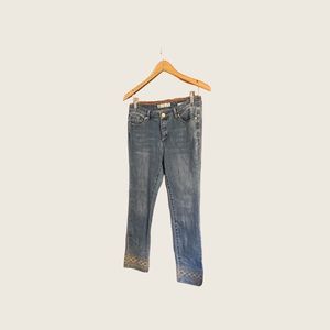 💜💜 ANNE KLEIN Ladies Above Ankle Jeans Missy Skinny Crop Size 6